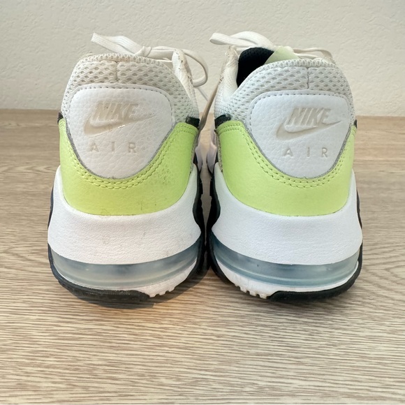 Nike Woman's Air Max Excee White Black Green Sneakers - Picture 6 of 8